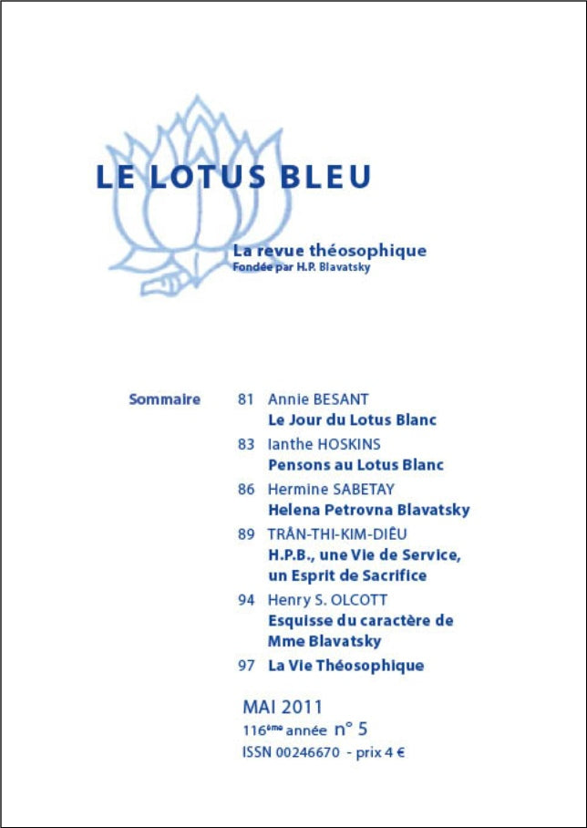 Le Lotus Bleu 2011/05