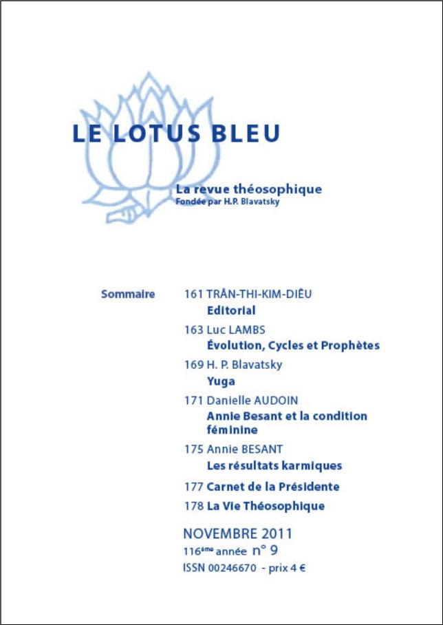 Le Lotus Bleu 2011/09
