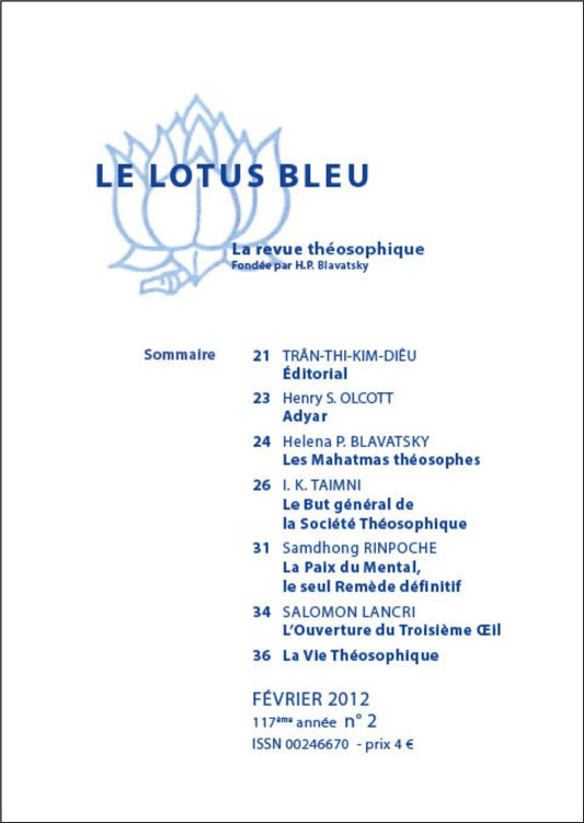 Le Lotus Bleu 2012/02