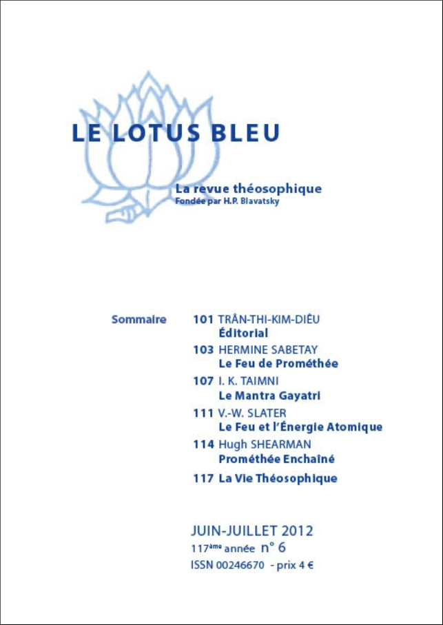 Le Lotus Bleu 2012/06