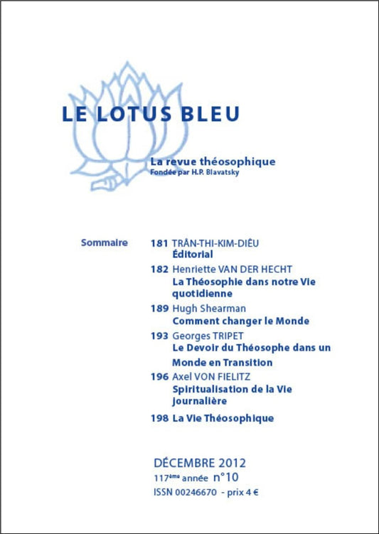 Le Lotus Bleu 2012/10