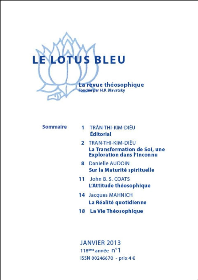 Le Lotus Bleu 2013/01