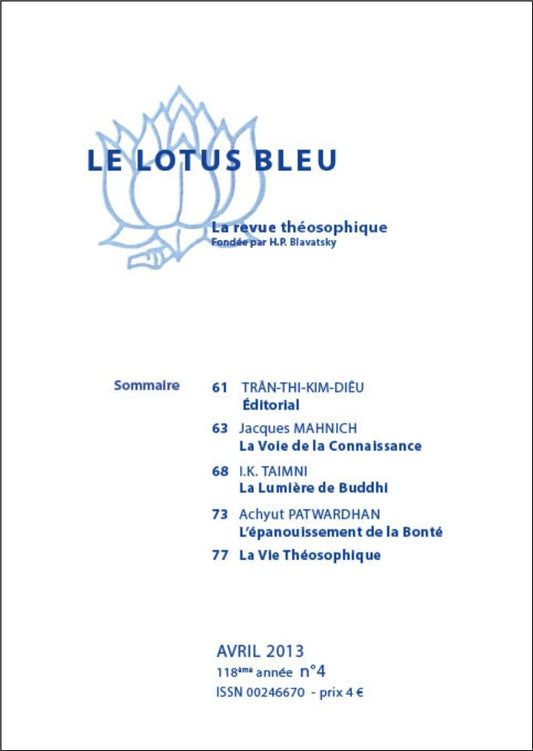 Le Lotus Bleu 2013/04
