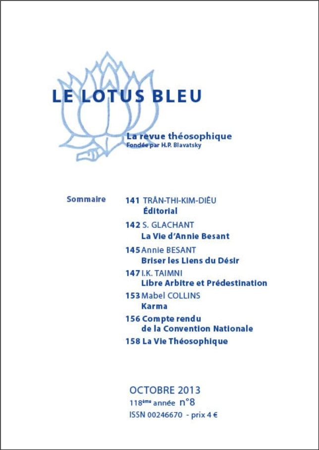 Le Lotus Bleu 2013/08