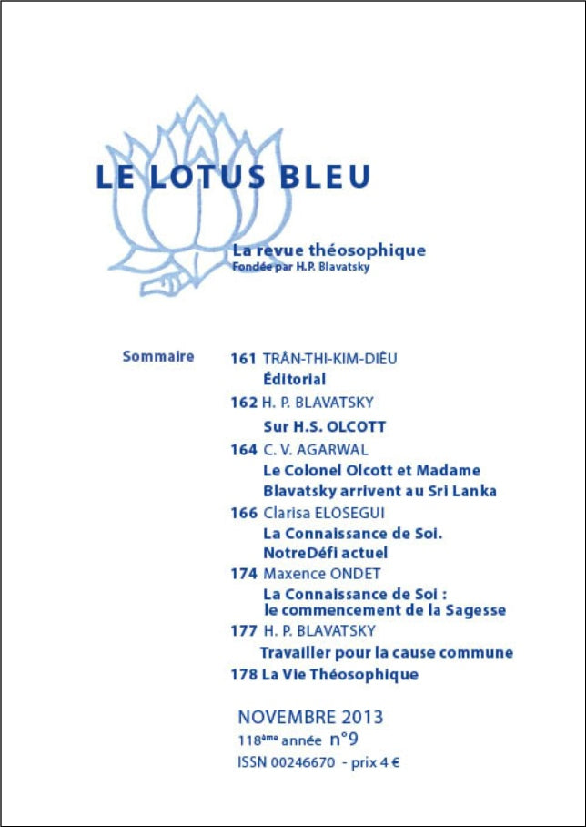 Le Lotus Bleu 2013/09