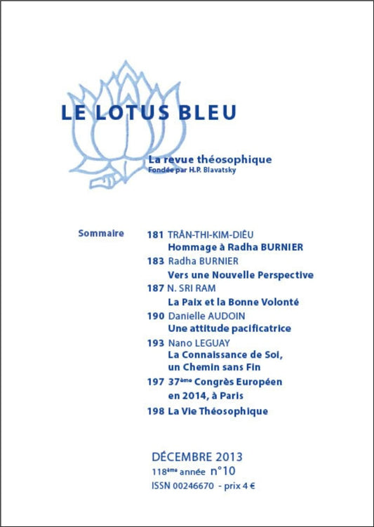 Le Lotus Bleu 2013/10