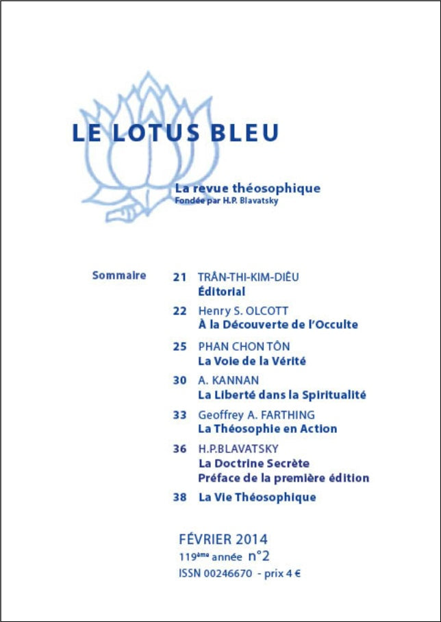 Le Lotus Bleu 2014/02