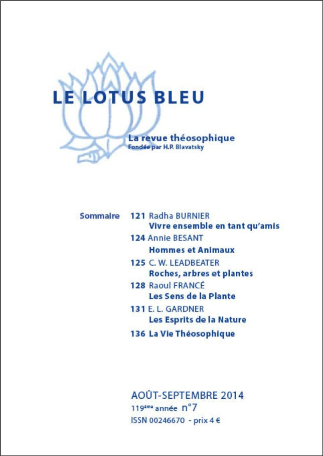 Le Lotus Bleu 2014/07