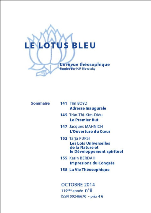 Le Lotus Bleu 2014/08