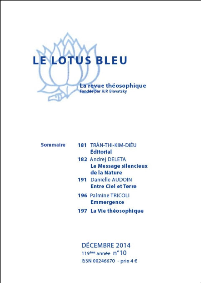 Le Lotus Bleu 2014/10