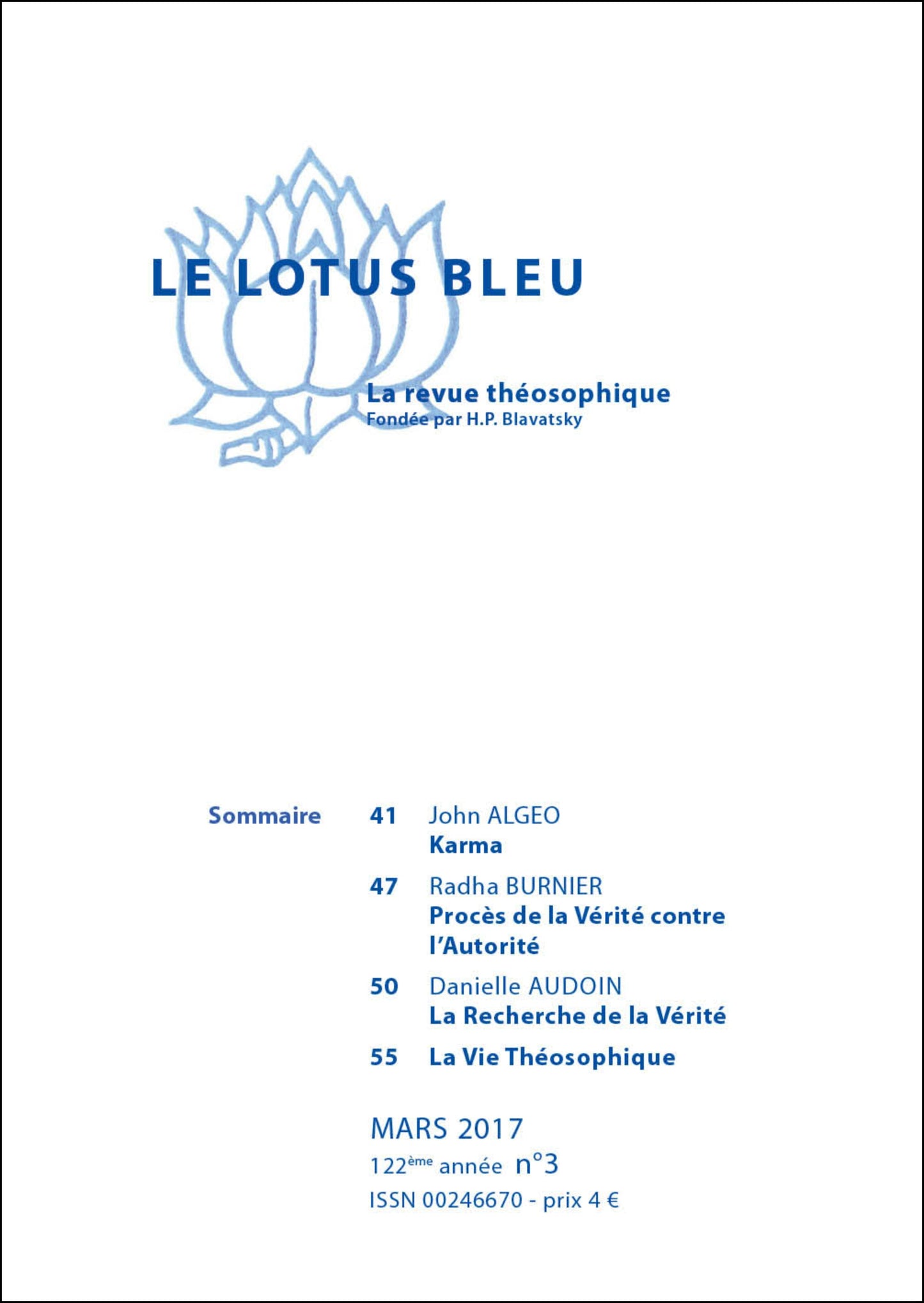 Le Lotus Bleu 2017/03