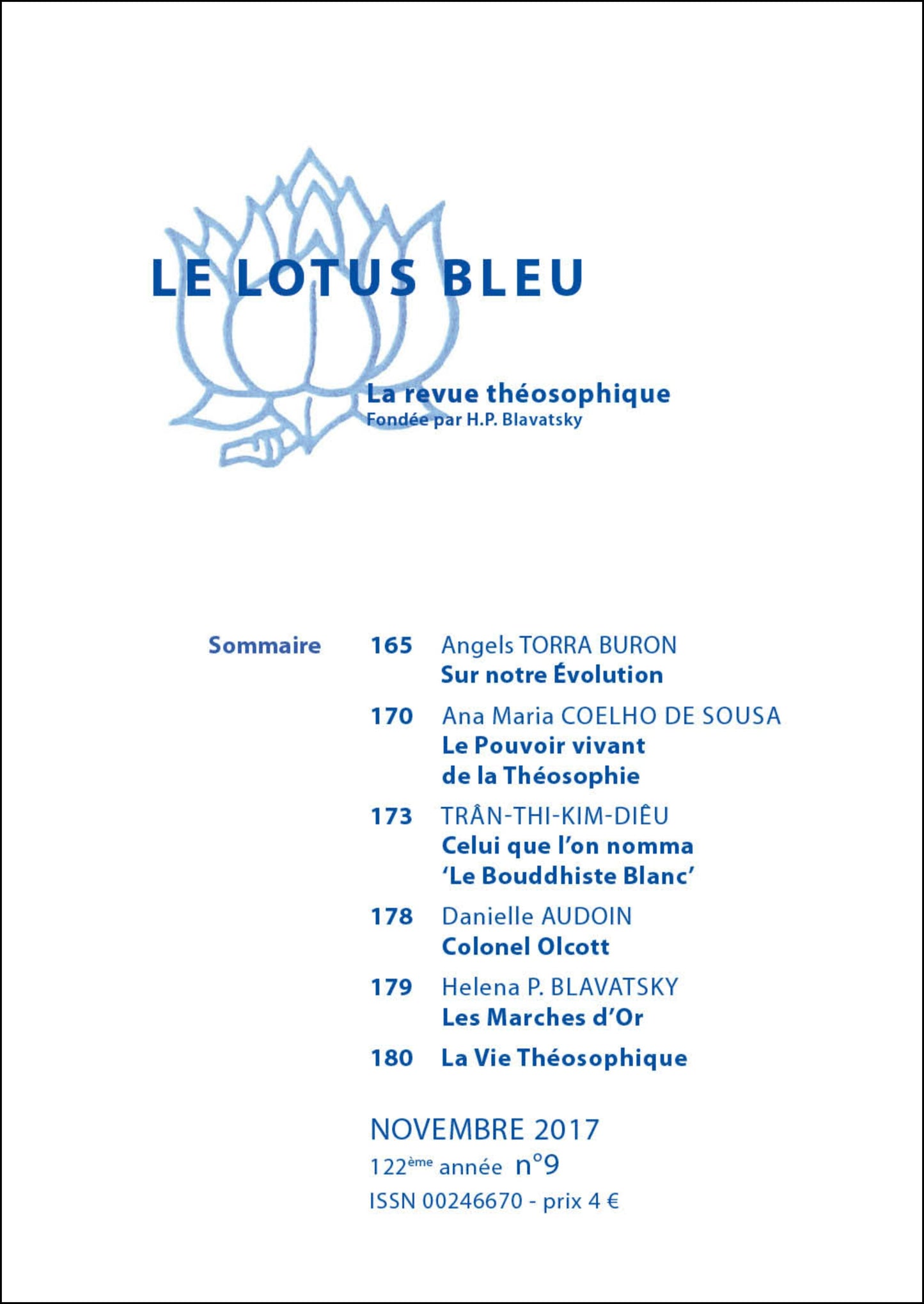 Le Lotus Bleu 2017/09