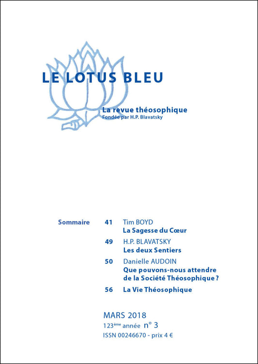 Le Lotus Bleu 2018/03