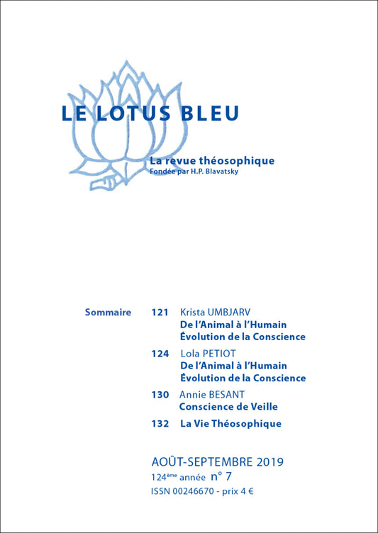 Le Lotus Bleu 2019/07