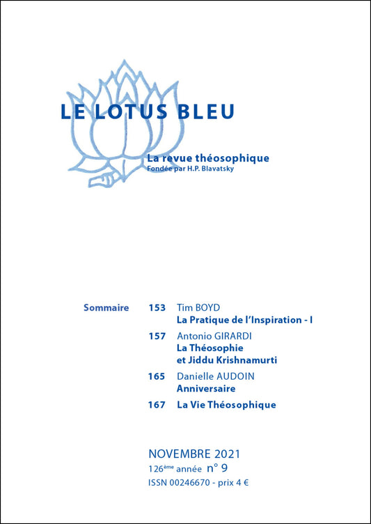Le Lotus Bleu 2021/09