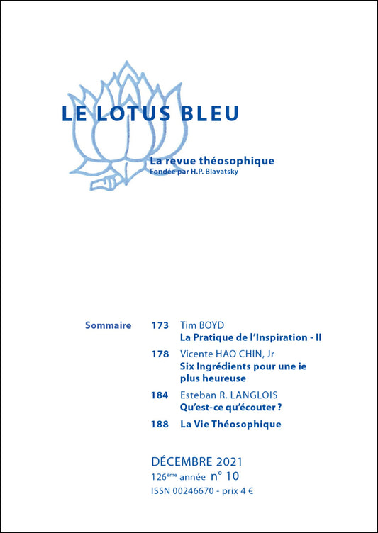 Le Lotus Bleu 2021/10