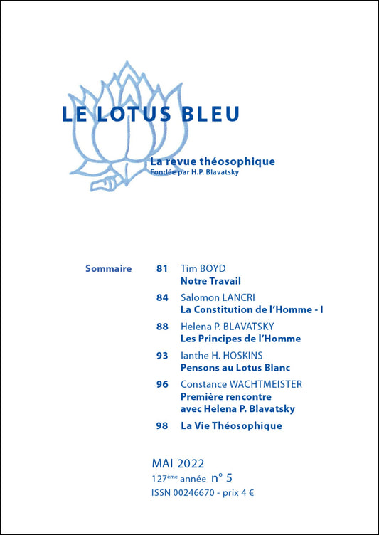 Le Lotus Bleu 2022/05