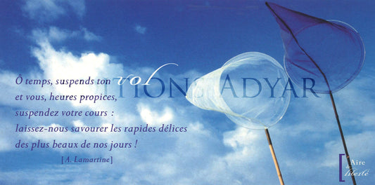 Carte de vœux « Vol »