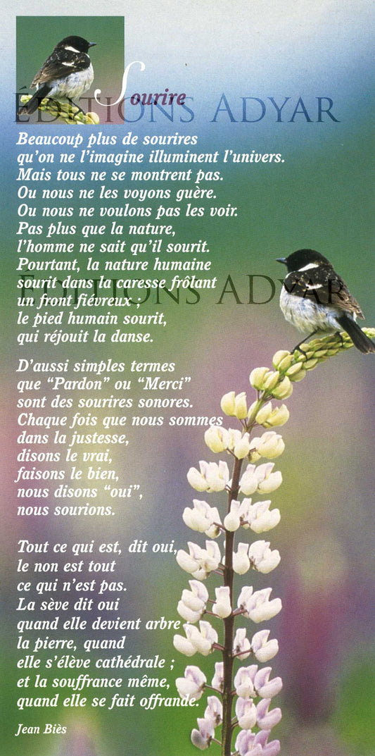 Carte de vœux « Sourires »