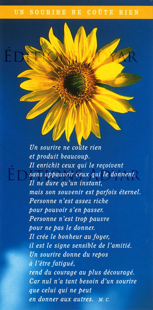 Carte de vœux « Sourire »