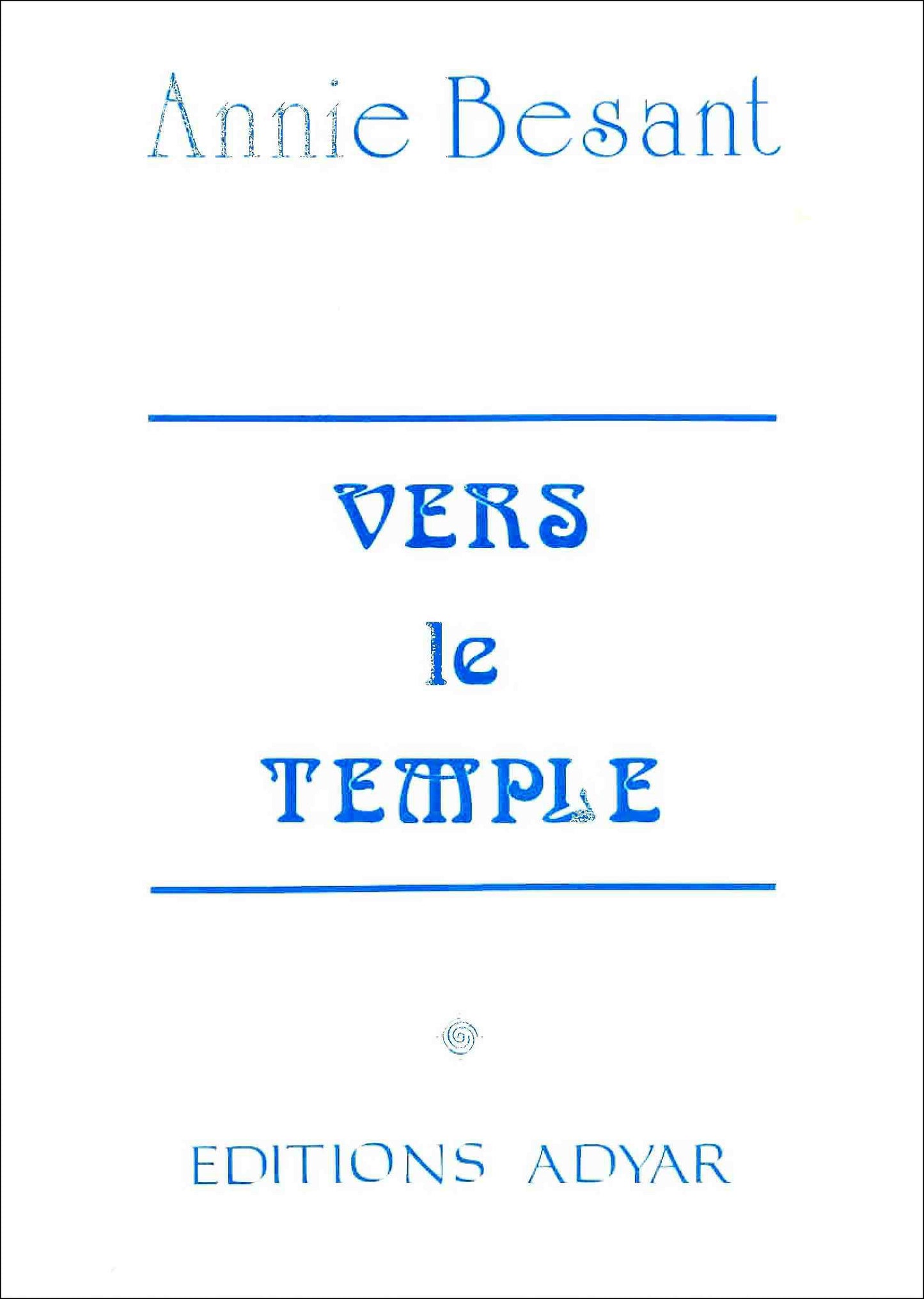 Vers le Temple