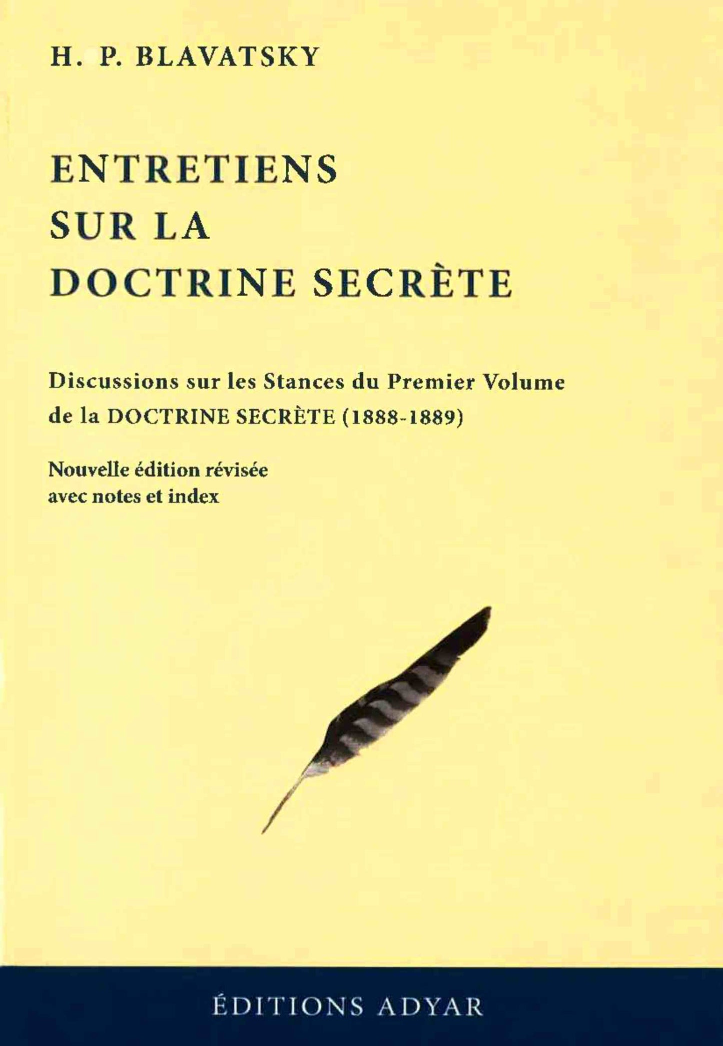 Entretiens sur la Doctrine Secrète